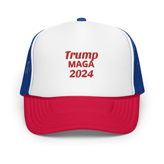 TRUMP MAGA 2024 Foam Trucker hat